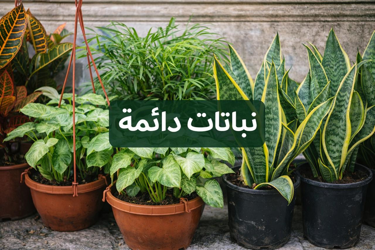 نباتات زينة دائمه